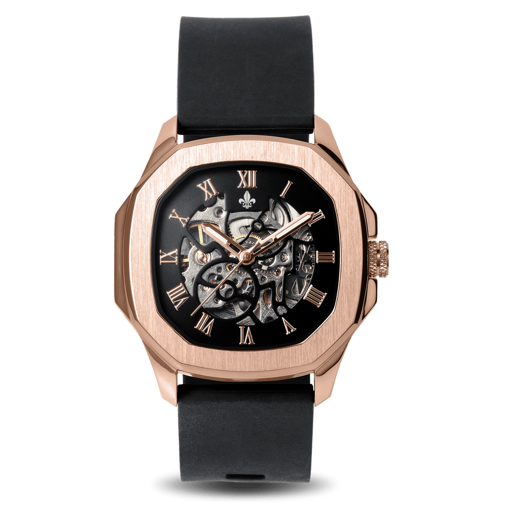 The Avalon Rose Gold + Rose Gold Mesh Strap