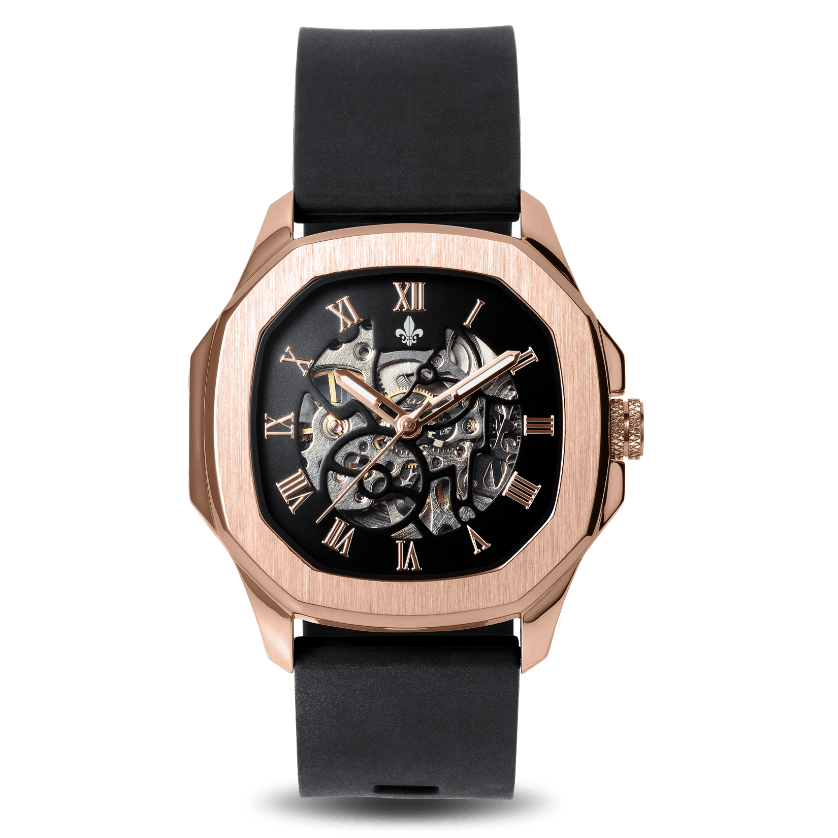 The Avalon Rose Gold + Rose Gold Mesh Strap