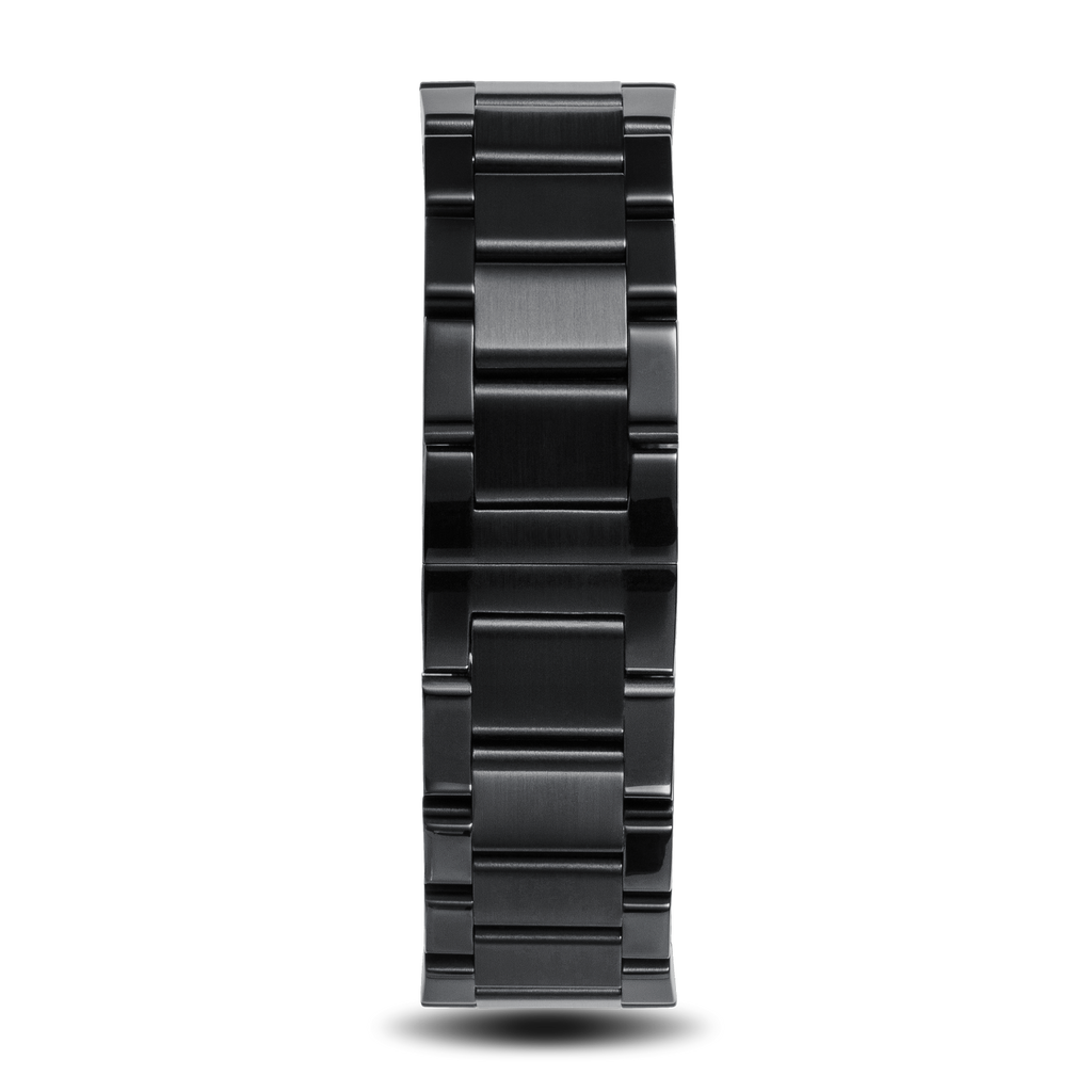 Prague Skeleton Automatic Deluxe - Black + Black Link Strap