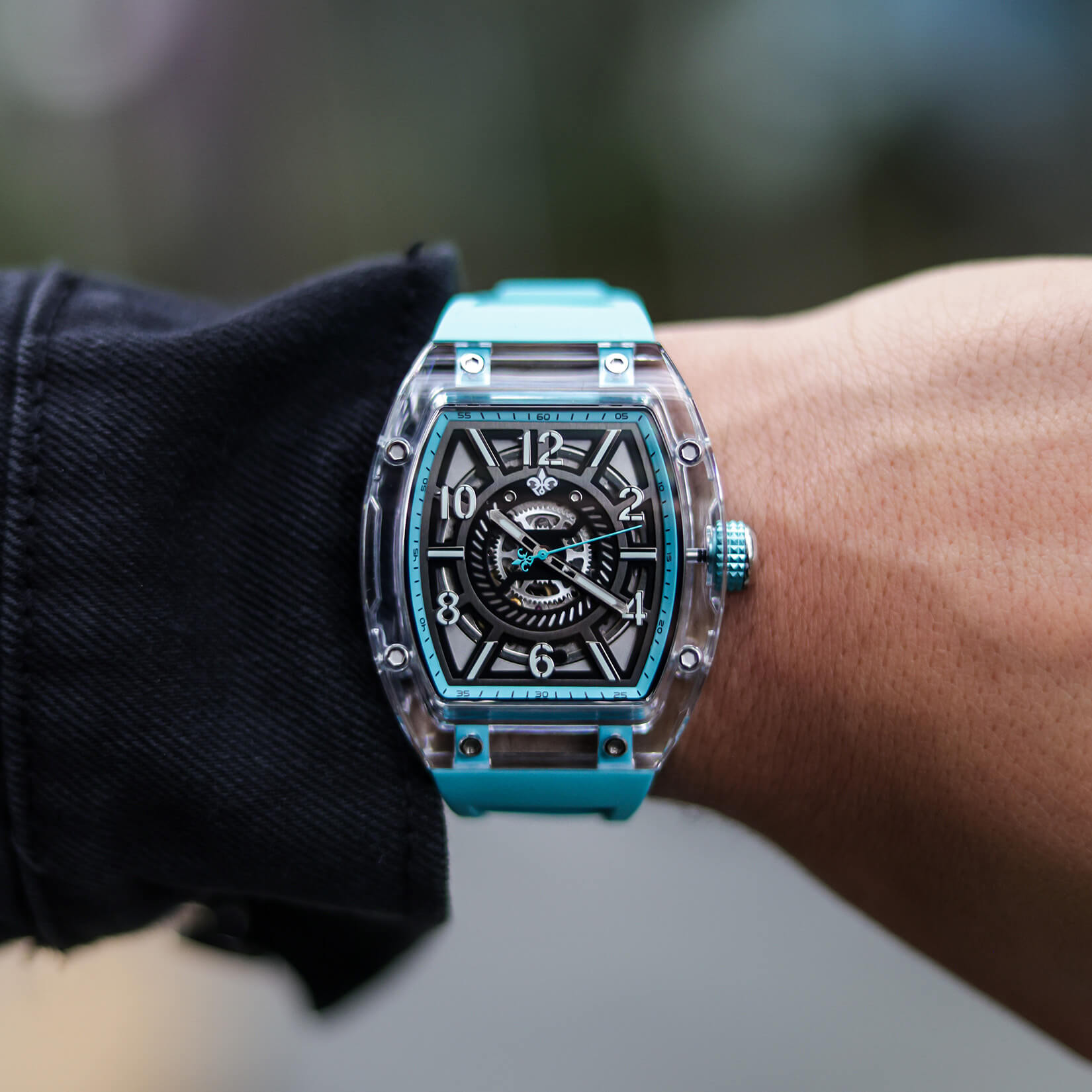 The Ghost Automatic - Aqua Blue