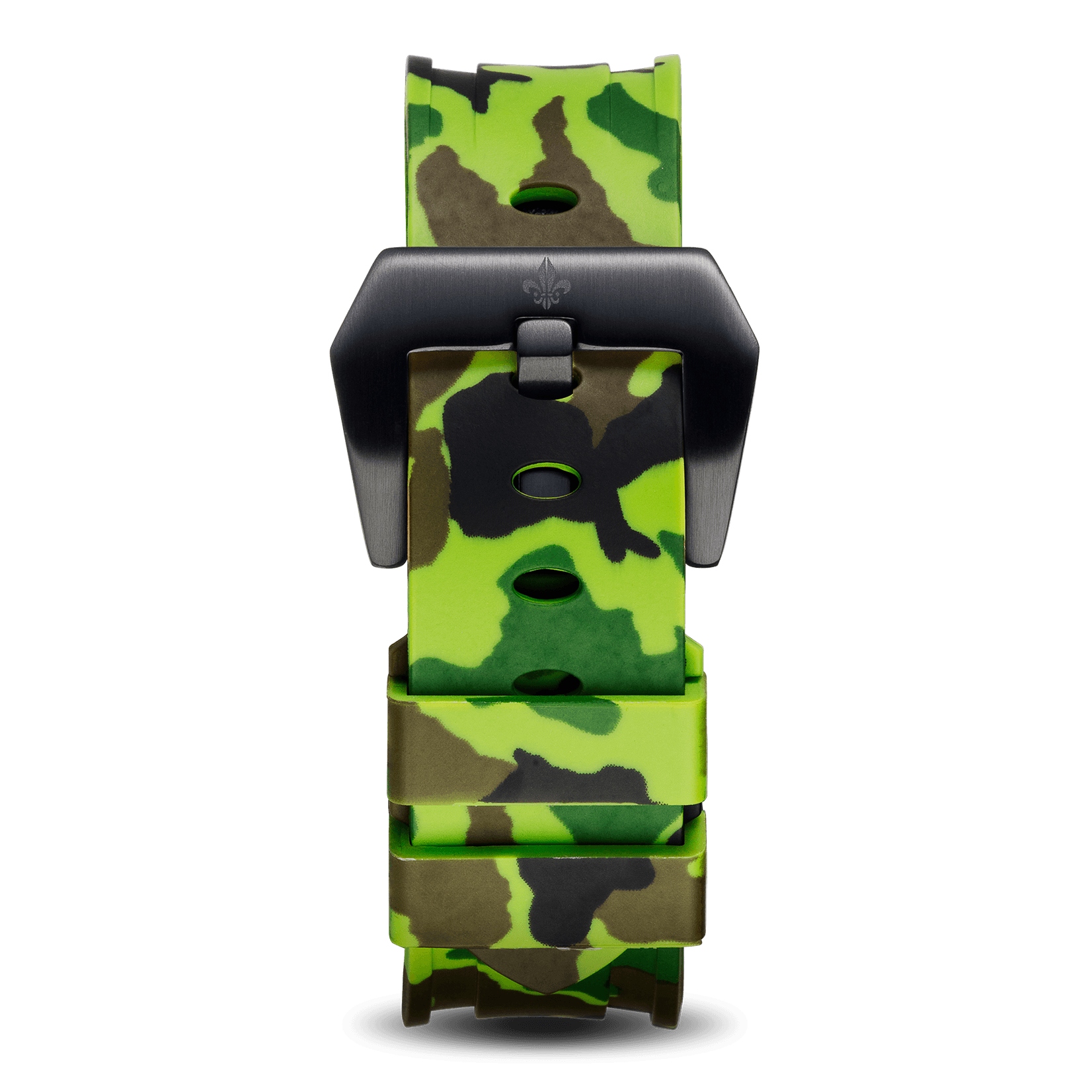 Green Camo Strap With Black Buckle