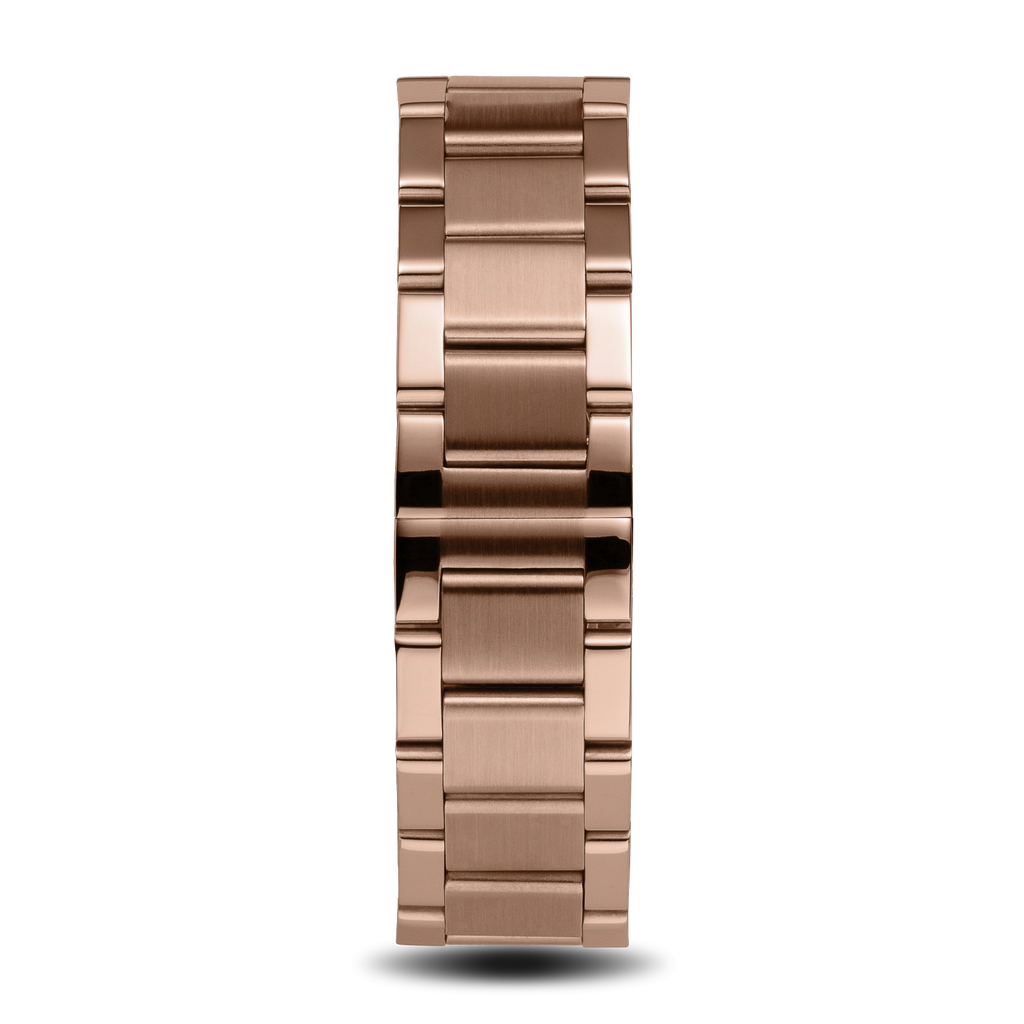 Prague Skeleton Automatic Deluxe - Rose Gold + Rose Gold Link Strap