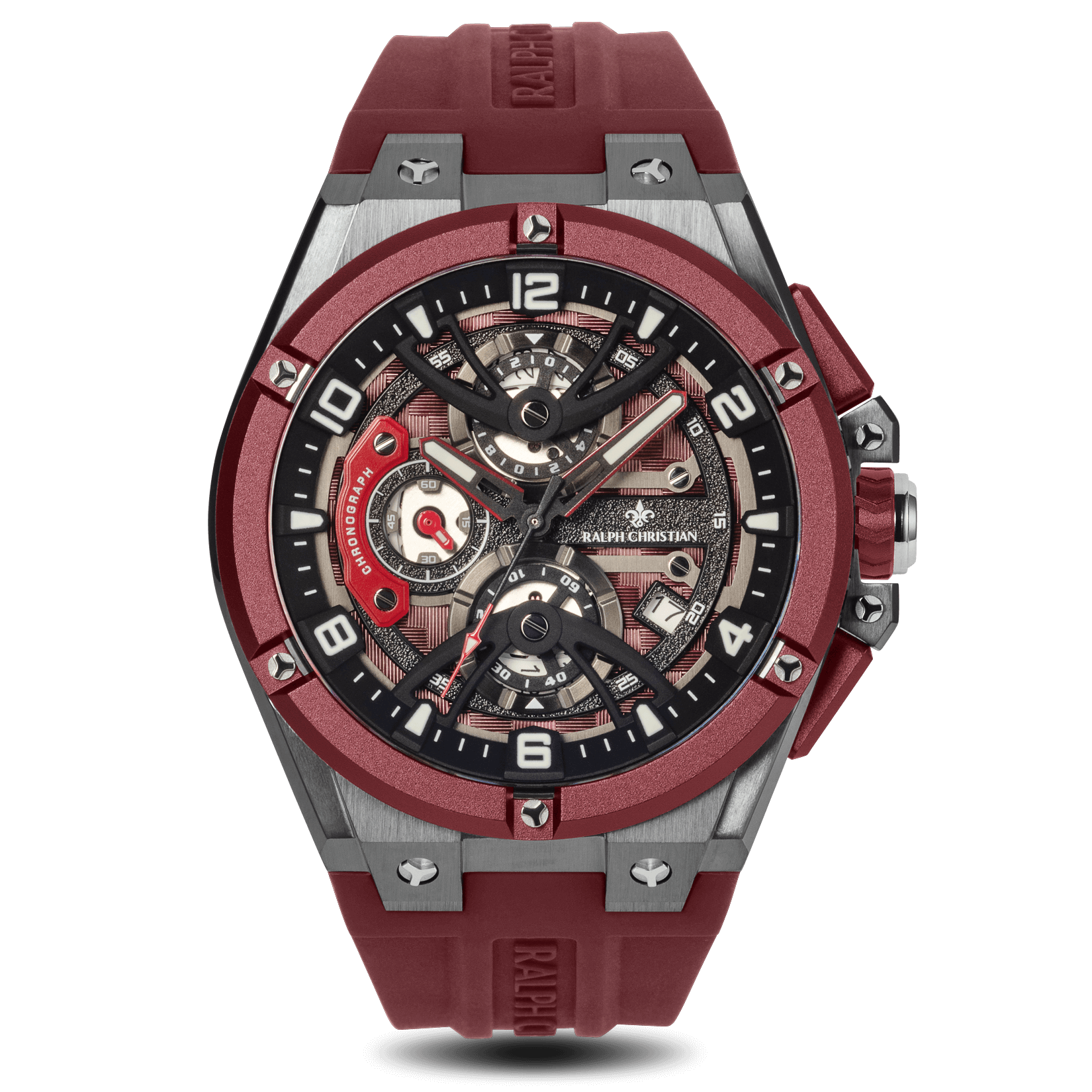 The Apex Chrono -  Crimson Steel