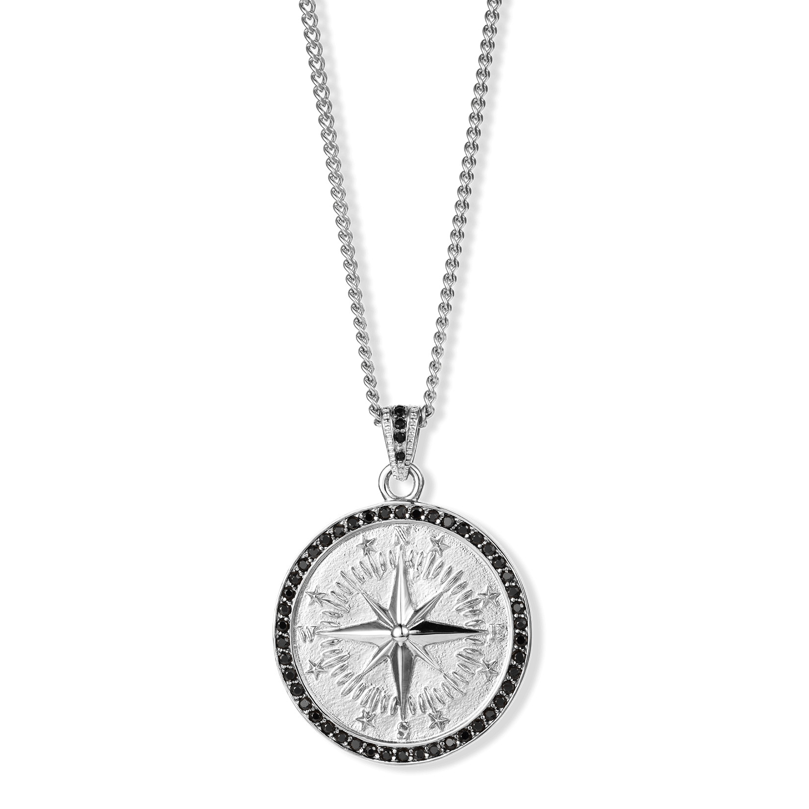The Silver Compass Pendant - Essentials Collection