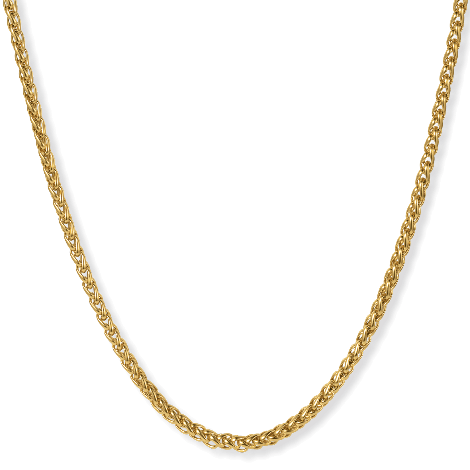 The Gold Wheat Necklace - Essentials Collection