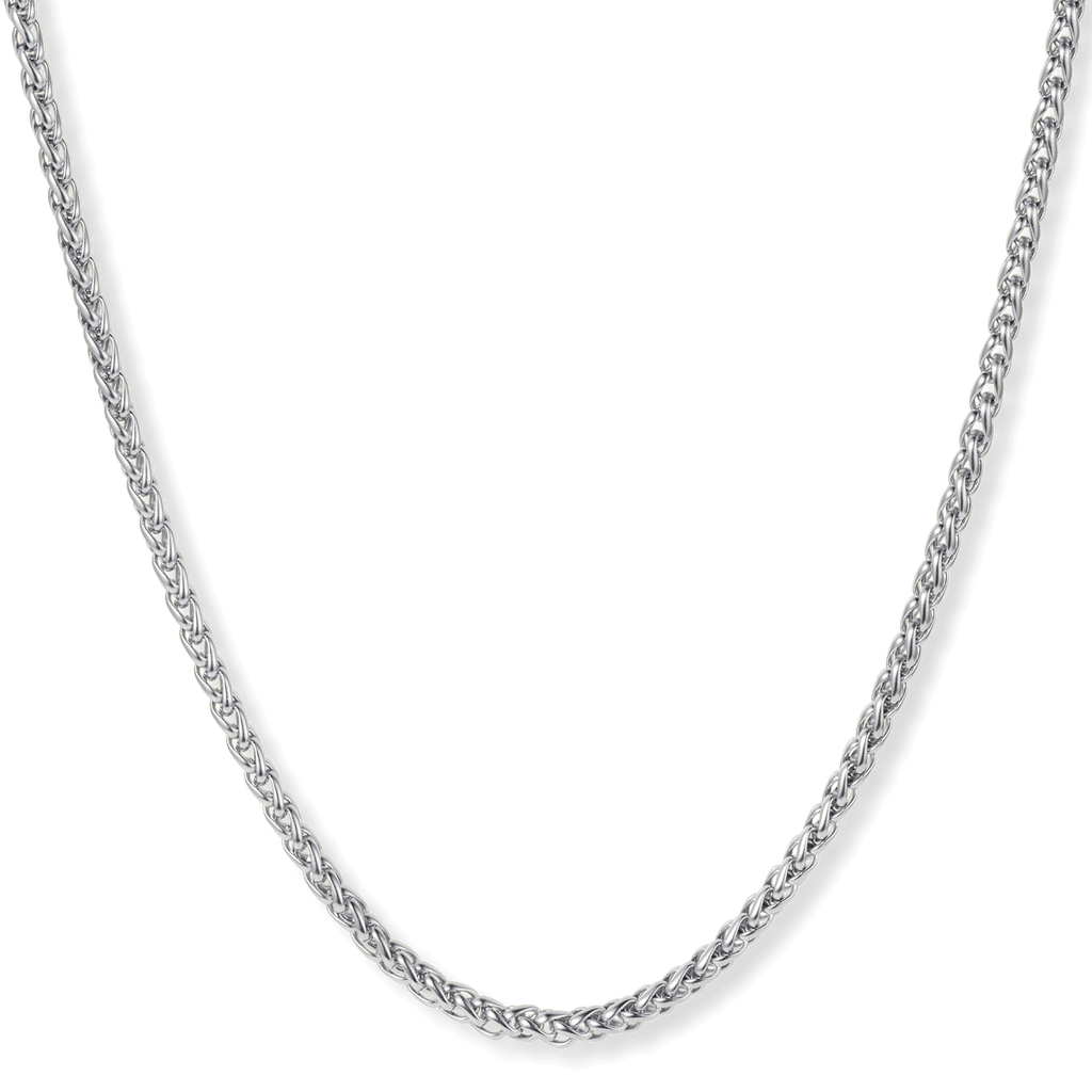 The Silver Wheat Necklace - Essentials Collection